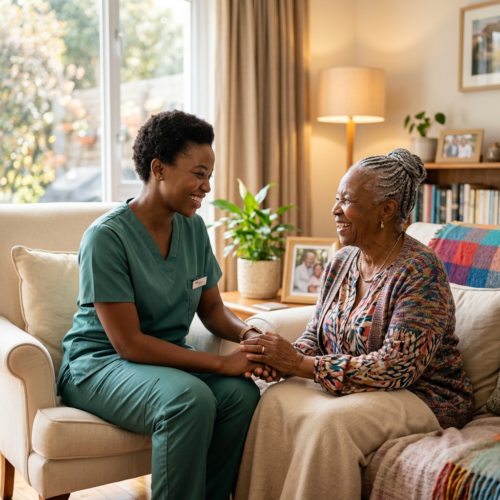 Caregiver and patient